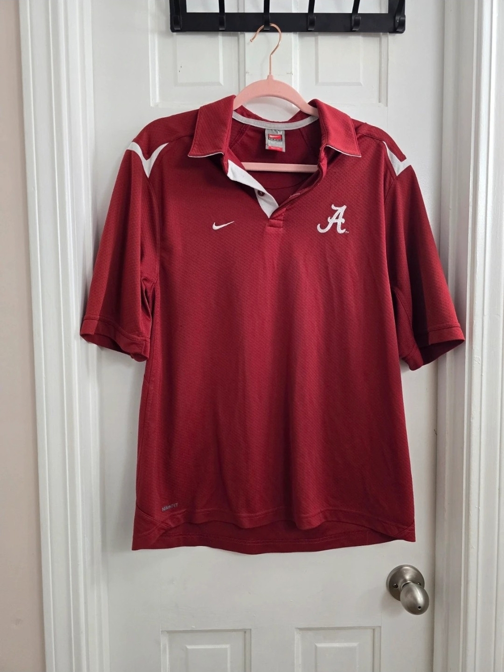 Nike Men's Crimson/White Alabama Polo Shirt